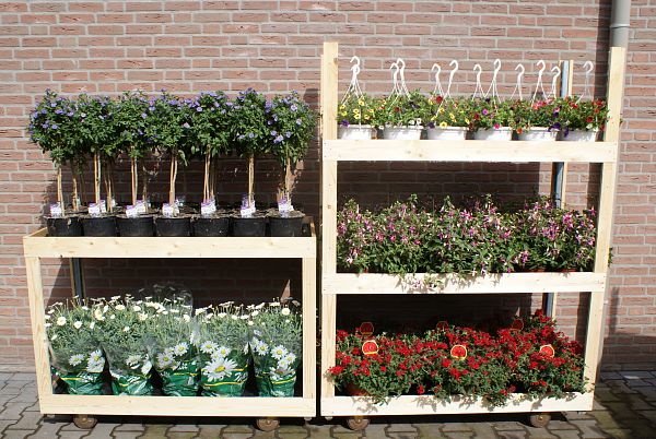 Voordelige bloemen meubels op maat voor uw supermarkt-1