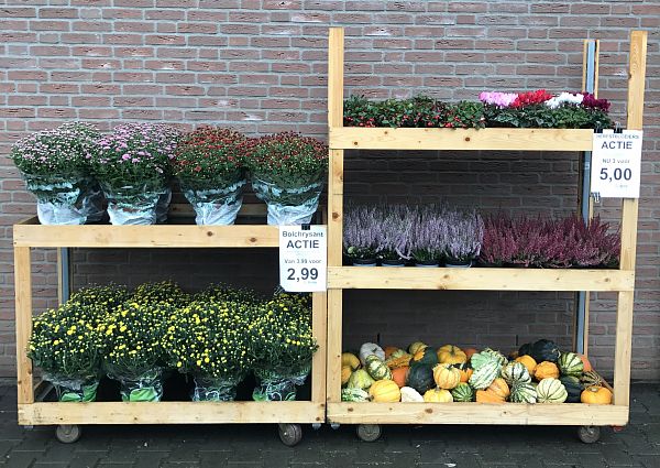 Voordelige bloemen meubels op maat voor uw supermarkt-4