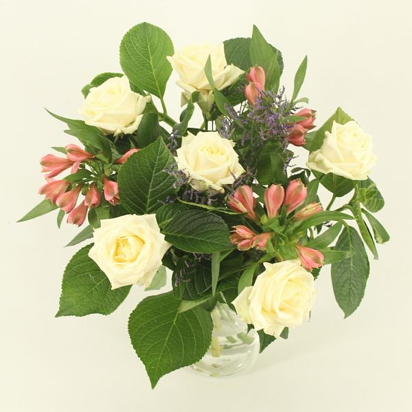 Boeket Deluxe Rozen Wit